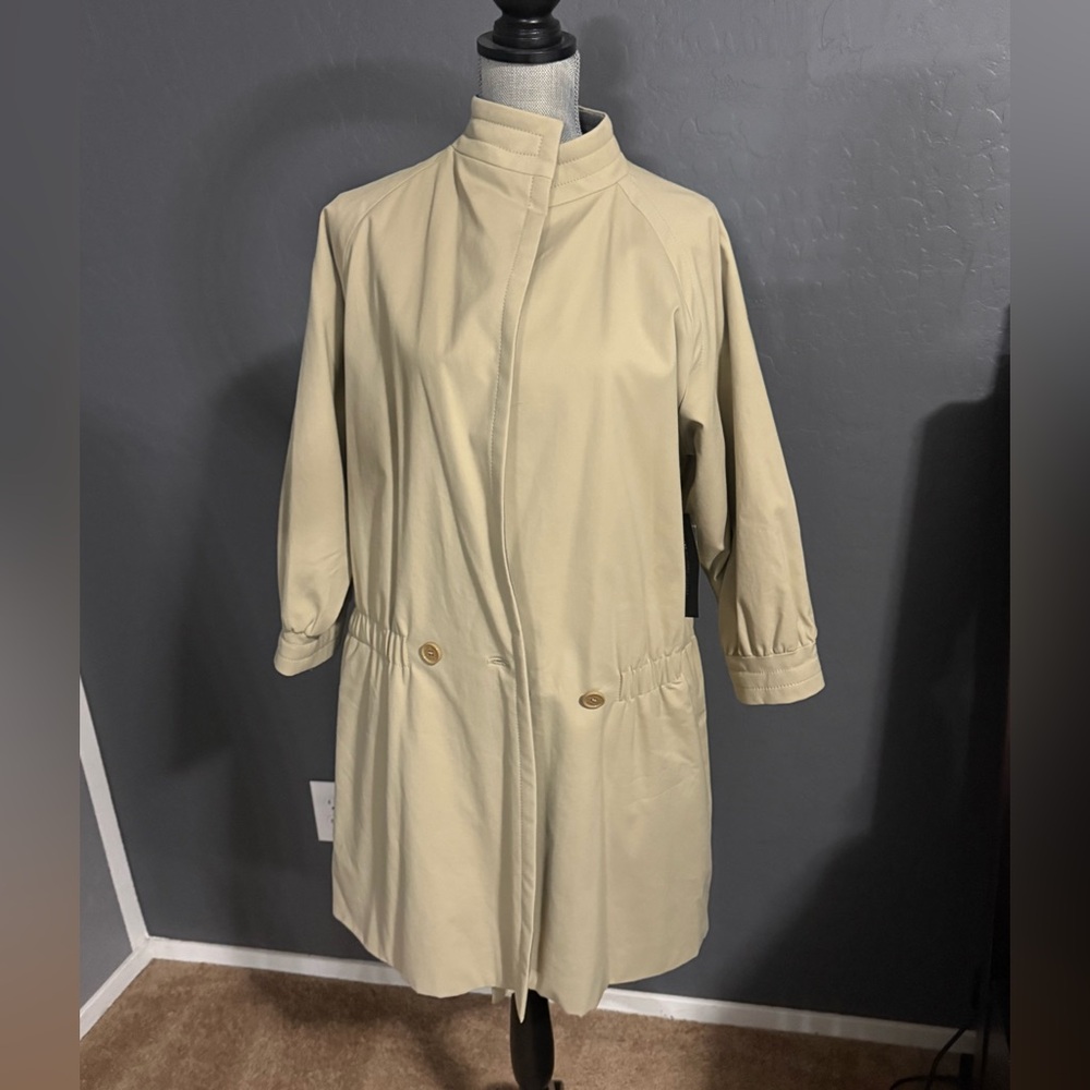 Marc by Marc Jacobs Light Taupe 3/4 Trench Coat - Picture 10 of 11